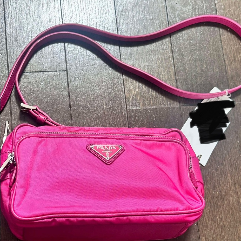 PINK PRADA crossbody 💯 Authentic